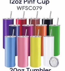 20oz Straight Stainless Steel Tumbler