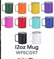 12oz Stainless Steel Coffee Mug